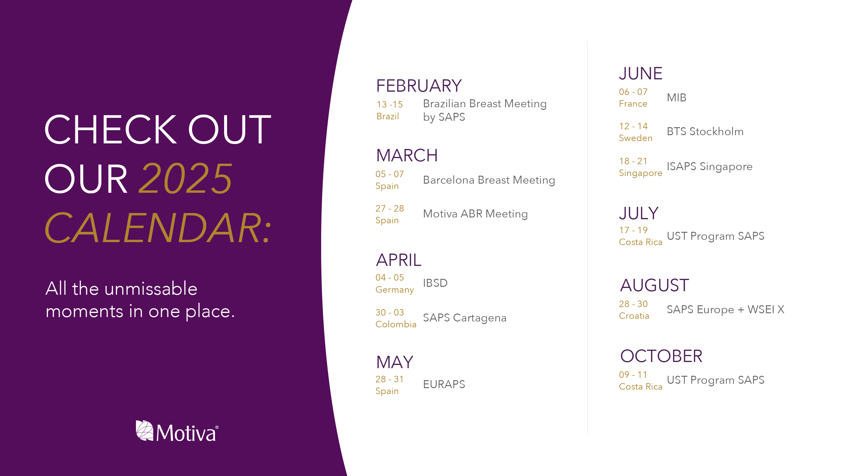 Our Events 2025